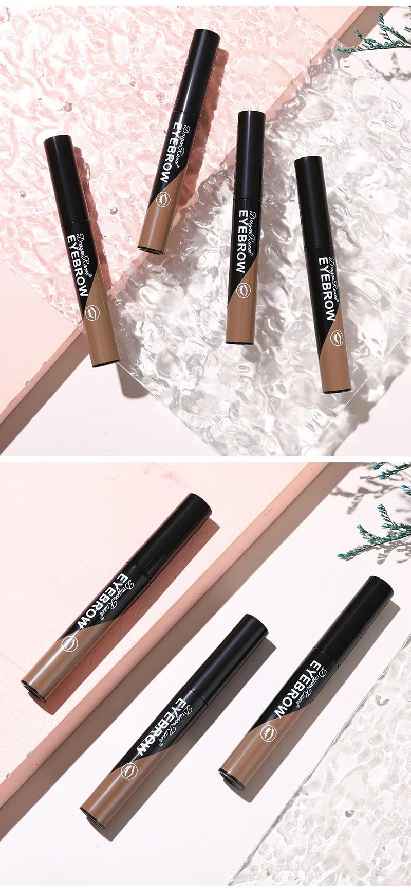 Black Brown Peel-off Eyebrow Gel Tint Makeup Waterproof Lasting Eye Brow Enhancers Liquid Easy Natural Brow Tattoo