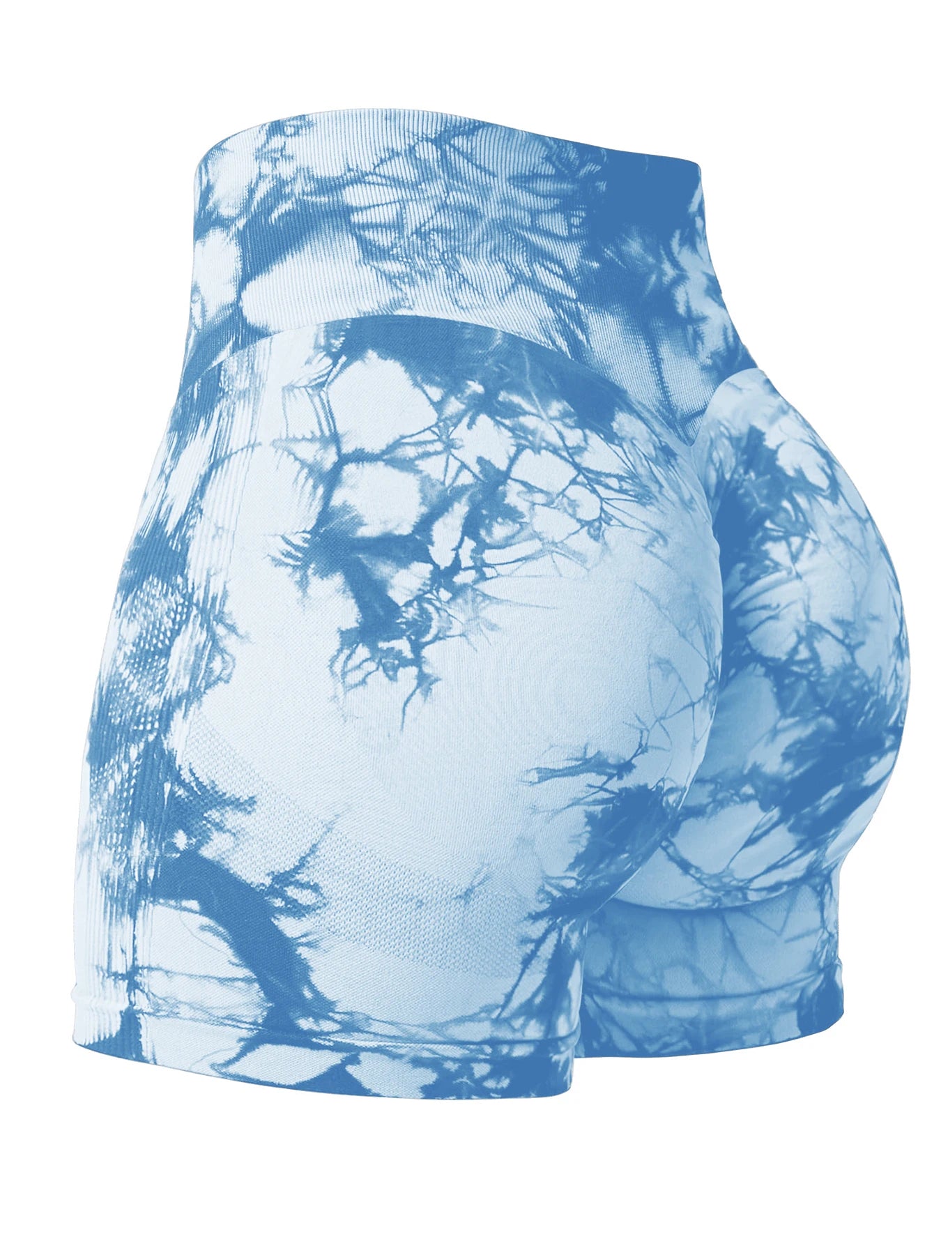 Tie Dye Shorts Woman Fitness Seamless Butt Lifting Shorts One Pieces Activewear Running Outdoors