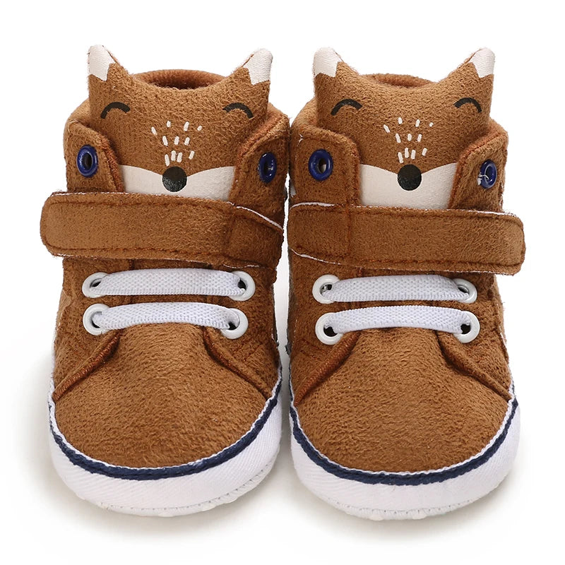 Casual And Fashionable Baby Cartoon Soft Soled Shoes 0-1 Year Old Walking Shoes