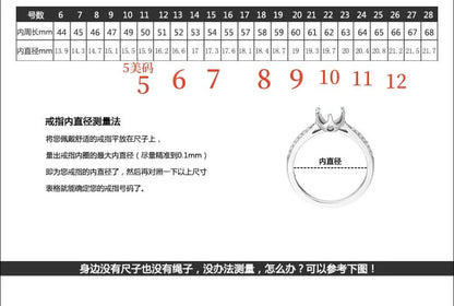 Women's PT950 Platinum round Six-Prong Ring with 3Ct Moissanite High-Purity Texture 3CT Striking Top High-End Gift