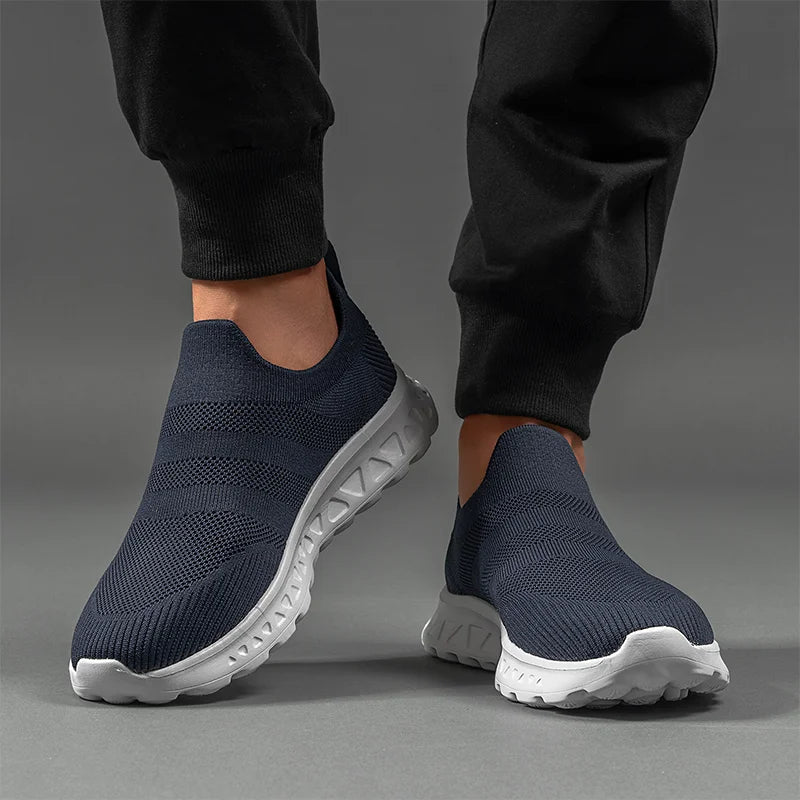 Men Slip On Casual Slip Ins Sneakers Outdoor Walking Running Shoes Non Slip