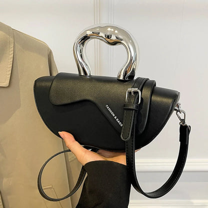 Solid Soft Shoulder Bag High Quality Bags for Women Hasp Interior Compartment Pu Women's Handbag