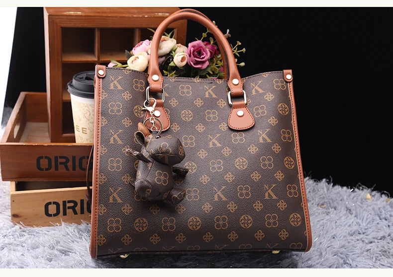 Light luxury brand women's bag fashionable and versatile single shoulder crossbody high-end handbag with large capacity