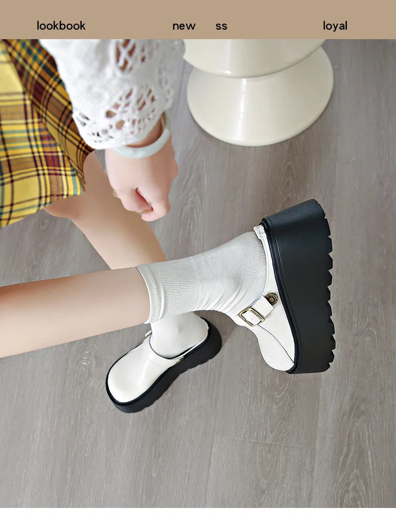 Thick Slippers Casual Shoes 1 Slip-on Baotou Half Slip-on Shoes