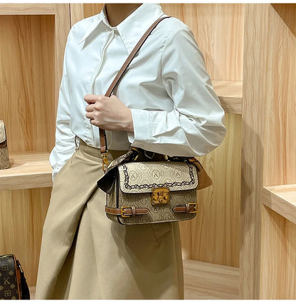 fashionable and versatile high-end handbag single shoulder crossbody bag