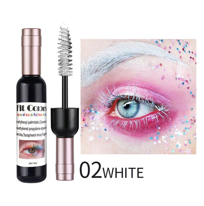 1PC Colorful Eyelash Mascara EyeLashes Extension Curling Lengthen White Purple