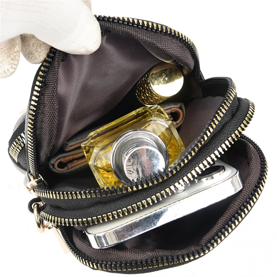 Ladies New Trendy Pu Leather Shoulder Bags Luxury Designer Simple Small Purse