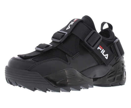 Fila Unit LE Womens Shoes Size 5, Color: Black/Black/White