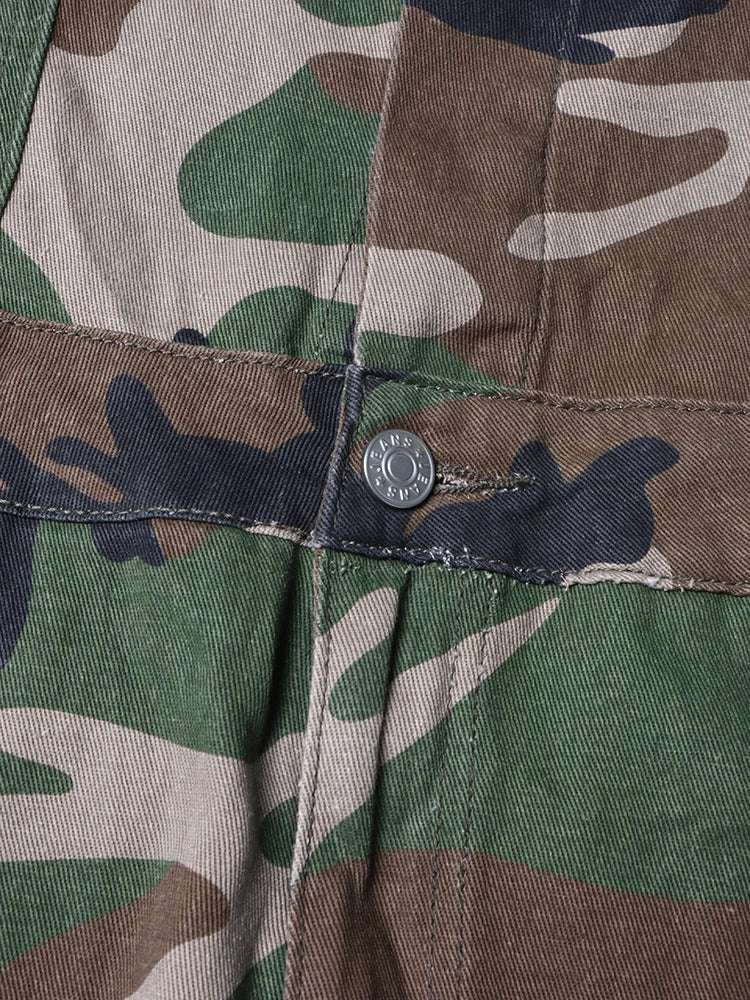 Cargo Jumpsuits Starpless Sleeveless High Waist Spliced Pockets Streetwear Camouflage / S Camouflage / XL ARMYGREEN / S Camouflage / S-Camouflage / XL-ARMYGREEN / S-ARMYGREEN / M-ARMYGREEN / L-ARMYGREEN / XL-Camouflage / M-Camouflage / L-