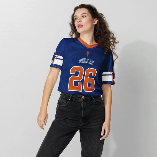 Billie Eilish Concert Clothing Trendy Sporty Style Summer Women's V-Neck Short-Sleeved Outdoor Sporty Quick-Dry Loose T-Shirt