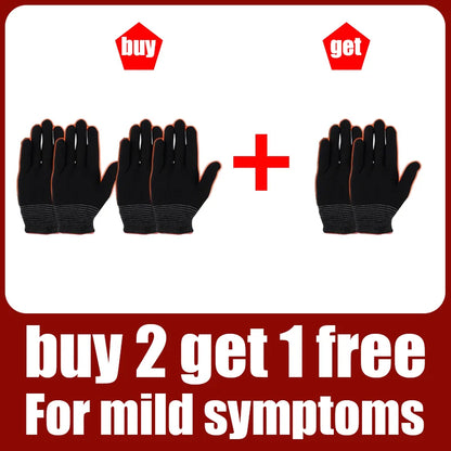 Nylon Gloves Winter Outdoor Sports Skiing Cold Hand Care Massage Heating Warm Gloves