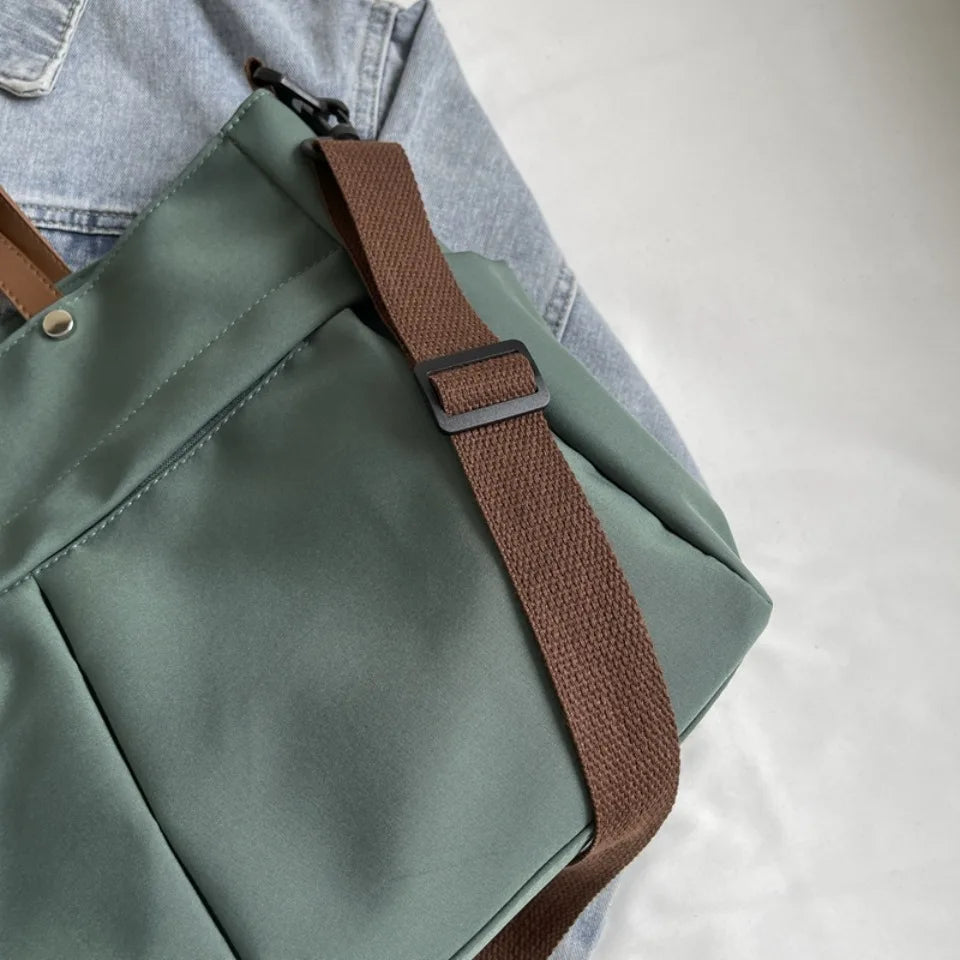 Stylish Nylon Tote Student shoudler Bags for Women Ladies Business Hand-held Briefcase Commuter Tote A4 Laptop High-end Designer