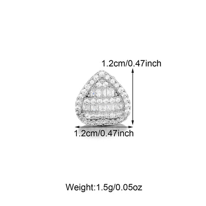 1PC Single Hip Hop Star Heart Pattern Teeth Grillz Removable Dental Grills Teeth Punk Teeth Caps