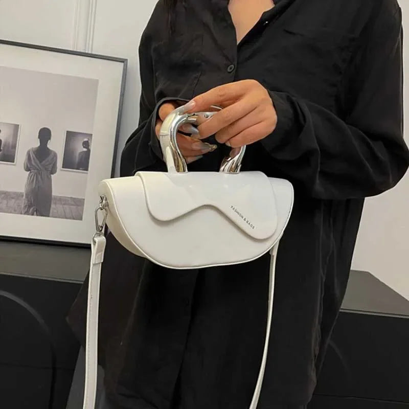 Solid Soft Shoulder Bag High Quality Bags for Women Hasp Interior Compartment Pu Women's Handbag