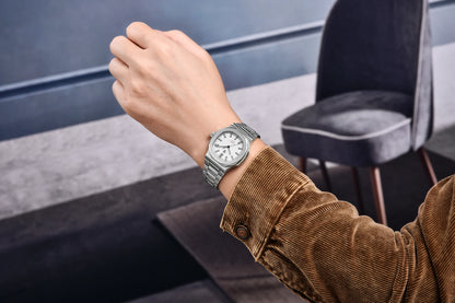 40MM Men's Watches Luxury Automatic Watch For Men Mechanical WristWatch Stainless Steel Sapphire glass