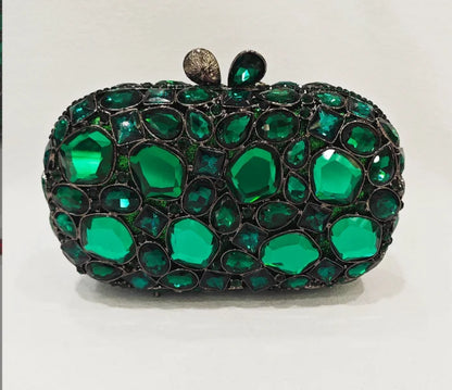 XIYUAN Big Stones Evening Purse Bags Rhinestone Wedding Gems Clutch Bag Bridal Clutches Women Diamonds