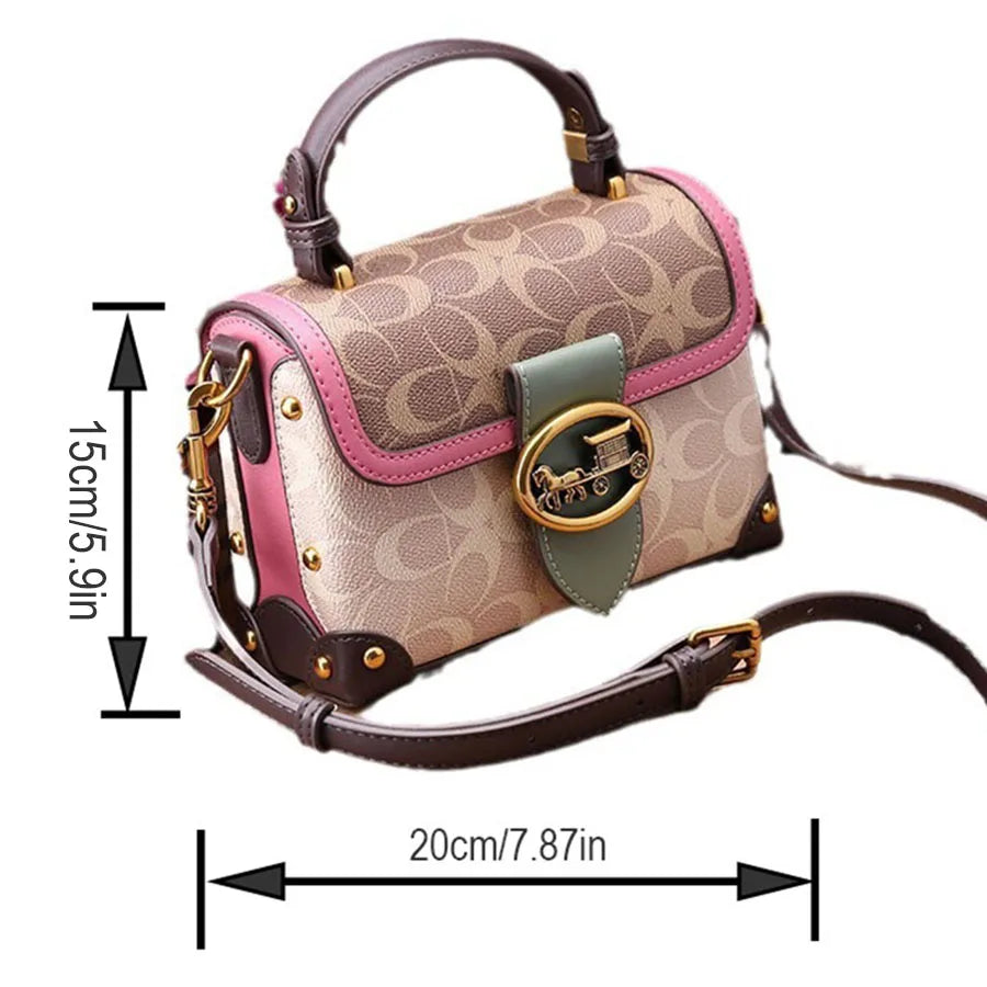 Women Bags Designer Luxury Crossbody Shoulder Purses Handbag Women Clutch Travel Tote Bag coffee black red coffee-black-red-