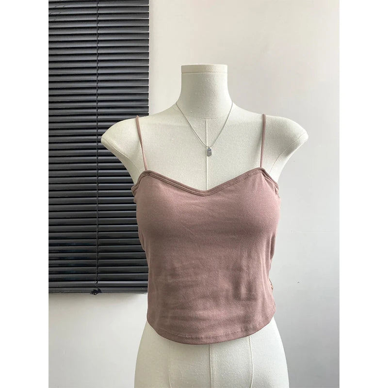 Women Black Hollow Out Crop Top Vintage Y2k Camisole Corset Top Sleeveless Off Shoulder Vest 90s Tank Tops 2000s Clothes Summer