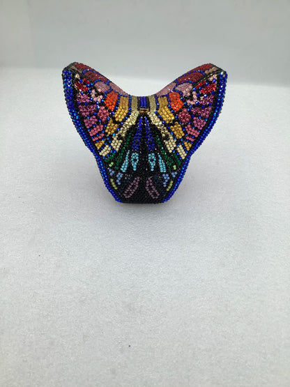Women Butterfly Gems Evening Minaudiere Clutch Bags Women Crystals Purses and Handbags Bridal Wedding Purse Luxury Clutch Bag
