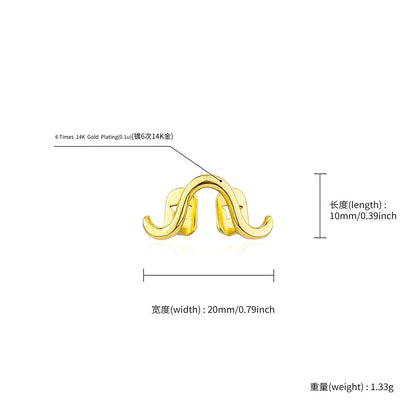 Romantic Silver Color Glossy Wave Teeth Grillz Hip Hop Curve Zircon Tooth Caps Gold Zircon Silver Zircon Gold Color Gold Zircon-Silver Zircon-Gold Color-Silver Color-