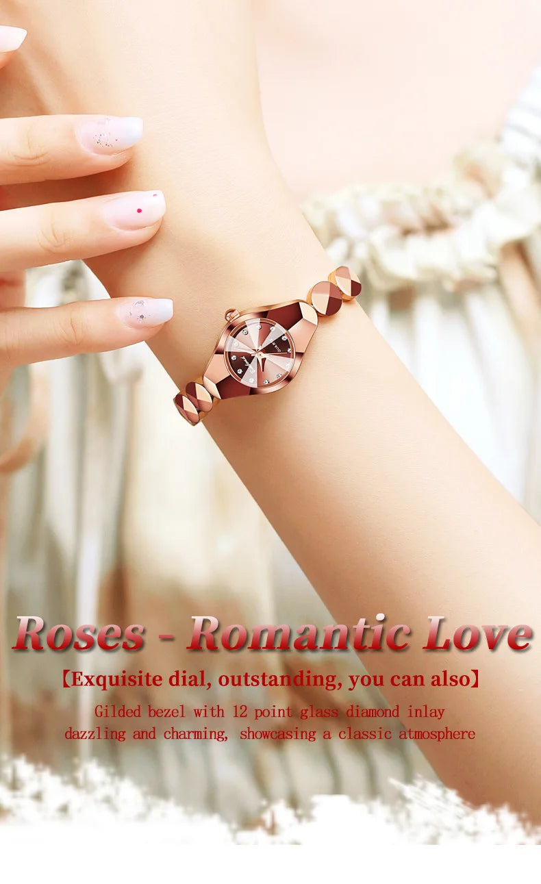 Light Luxury Brand high-end Exquisite Bracelet Wristwatch Waterproof Ladies Quartz