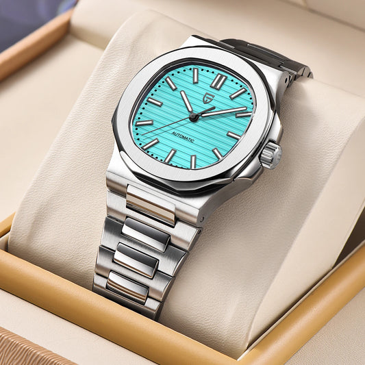 40MM Men's Watches Luxury Automatic Watch For Men Mechanical WristWatch Stainless Steel Sapphire glass
