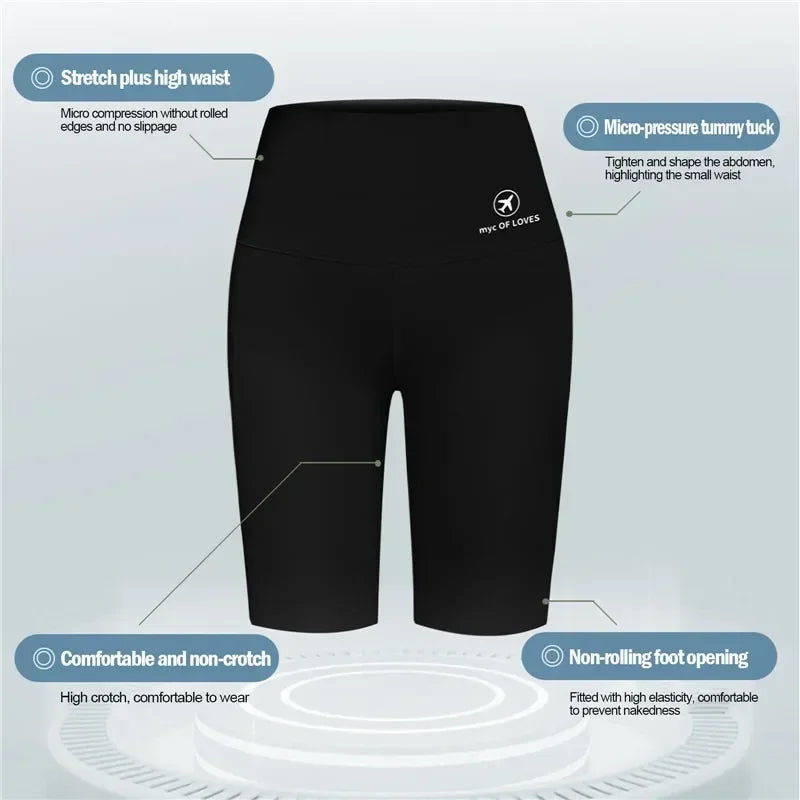 Seamless Women Sports Shorts High Waist Fitness Jogging Body Shaping Boxers Push Up Scrunch Butt Biker Slim Underwear
