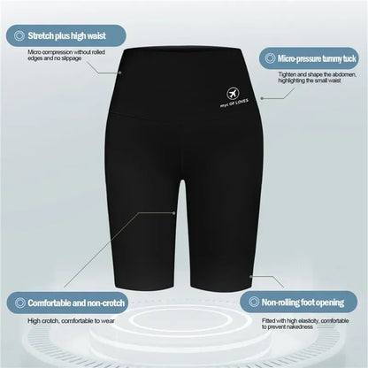 Seamless Women Sports Shorts High Waist Fitness Jogging Body Shaping Boxers Push Up Scrunch Butt Biker Slim Underwear