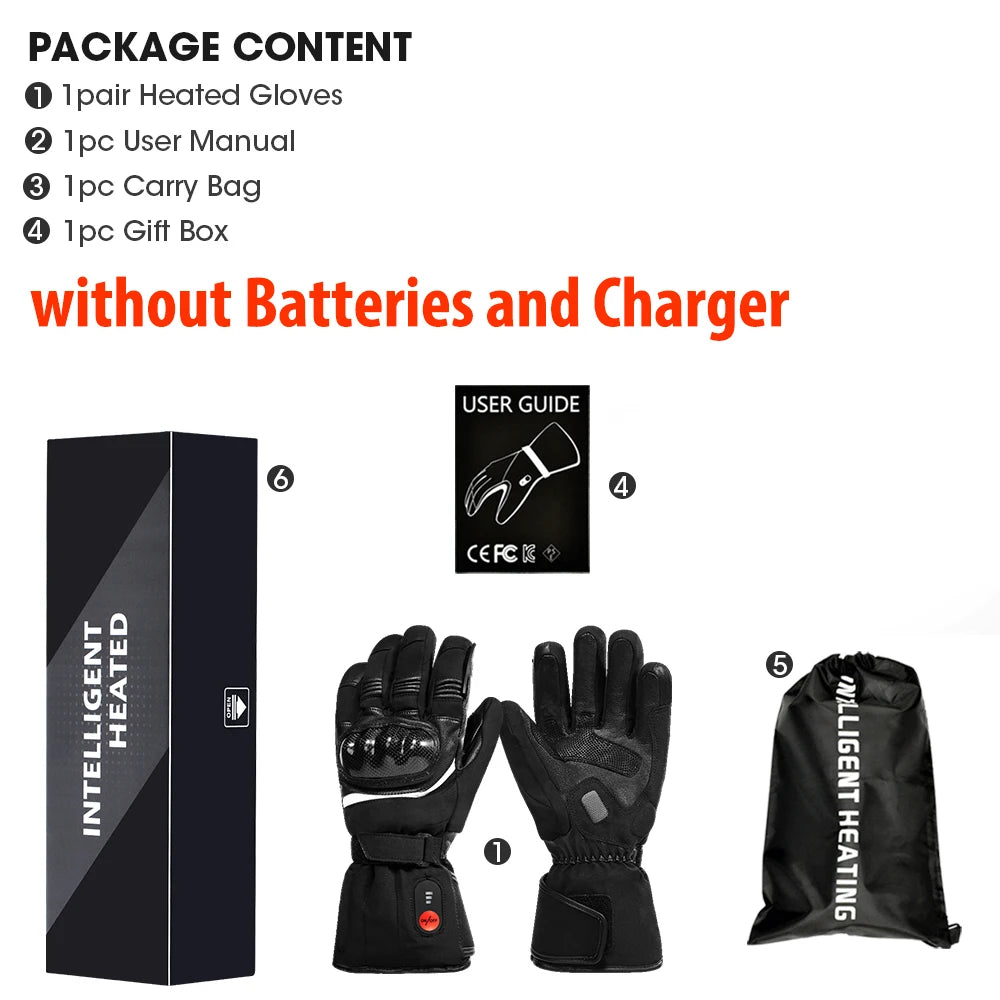 Savior Heat 100% Waterproof Motorcycle Gloves  Riding Heating Gloves With Bettery Warmer Hand Joints Leather