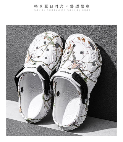 Men Slippers High Quality Anti-Slip Garden Shoes Lightweight Fashion Casual Sandals