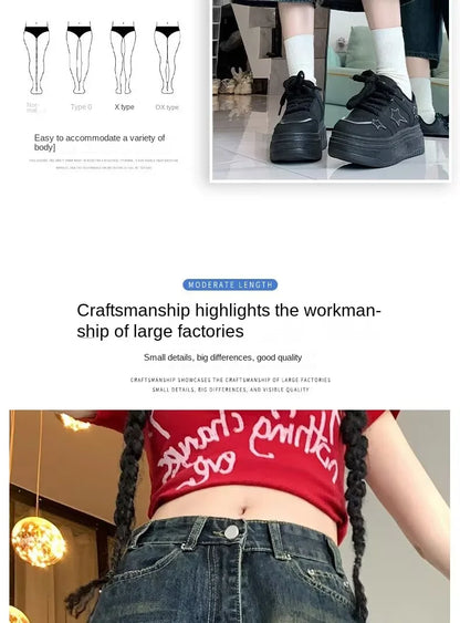 American Retro Old Seven-point Denim Shorts for Women Summer New High Waist Straight Wide-leg Casual Mid-leg Hot Pants Alo Skirt