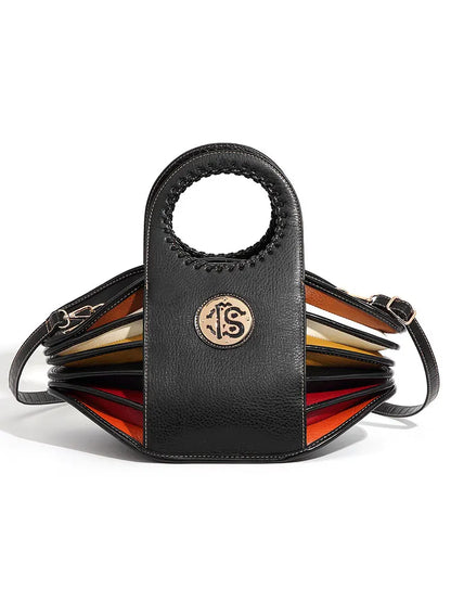 Shoulder Bag High-end Leather Purse Large Capacity Top Handle Crossbody