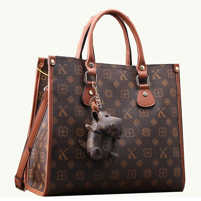 Light luxury brand women's bag fashionable and versatile single shoulder crossbody high-end handbag with large capacity