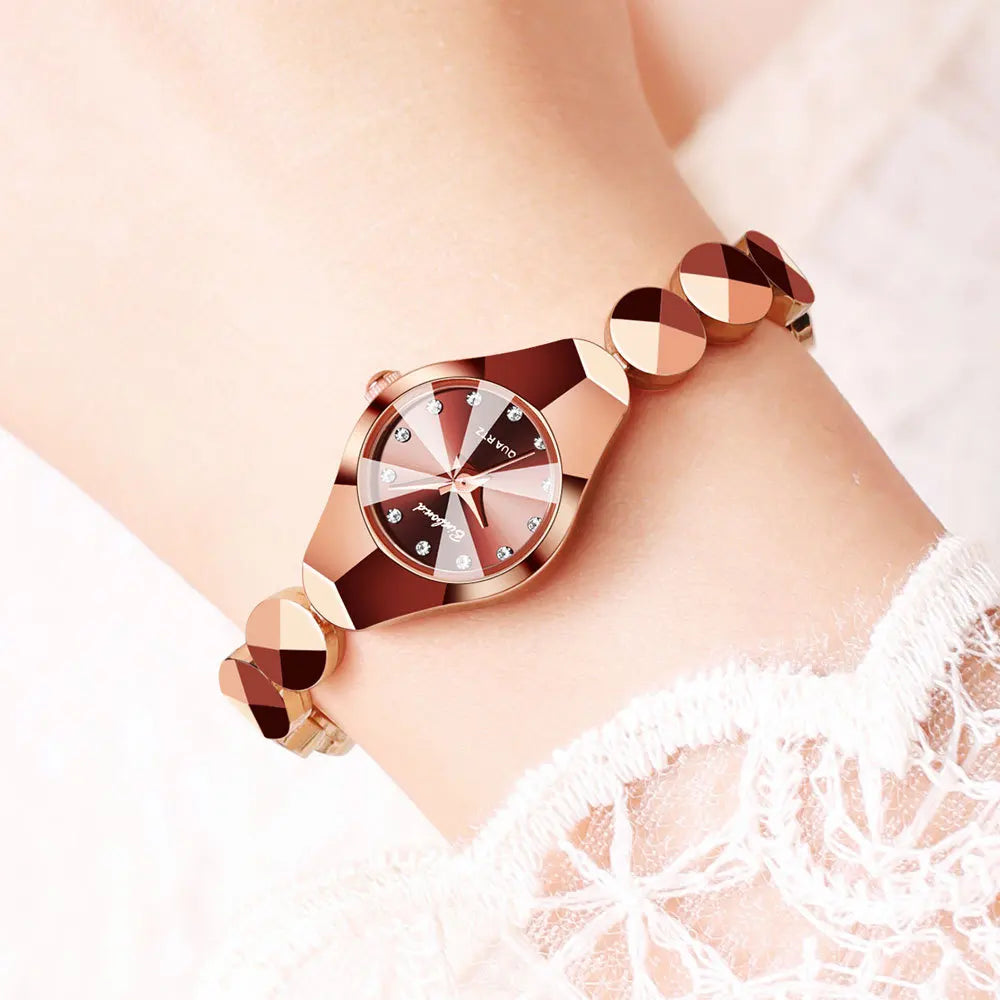 Light Luxury Brand high-end Exquisite Bracelet Wristwatch Waterproof Ladies Quartz