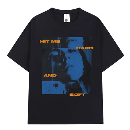 Hit Me Hard and Soft Tour 2024-2025 T Shirt Men Women Fashion Hip Hop T Shirts Cotton Loose Cozy Short Sleeve T-shirts Fans Gift