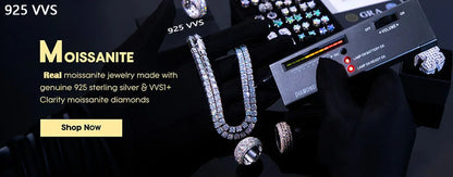 925 VVS Pass Diamond Tester Sterling Silver 2mm Moissanite Tennis Chain Necklace Women Engagement Jewelry High Quality