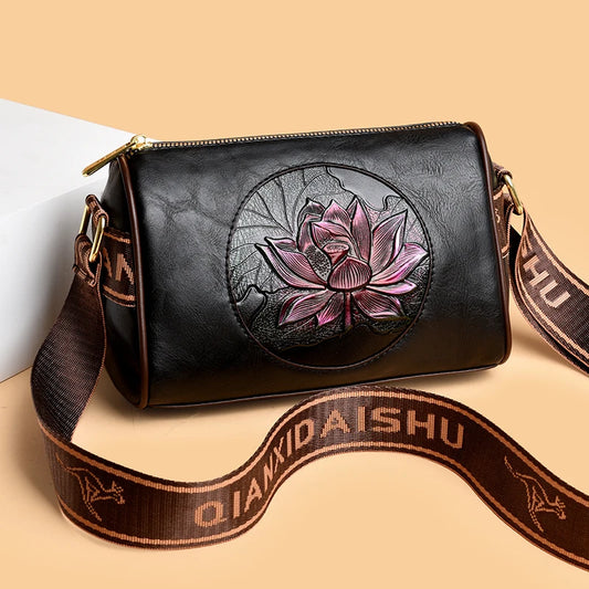 Casual Women Handbag Soft Leather Shoulder Crossbody Bags for Ladies Messenger Tote Bag