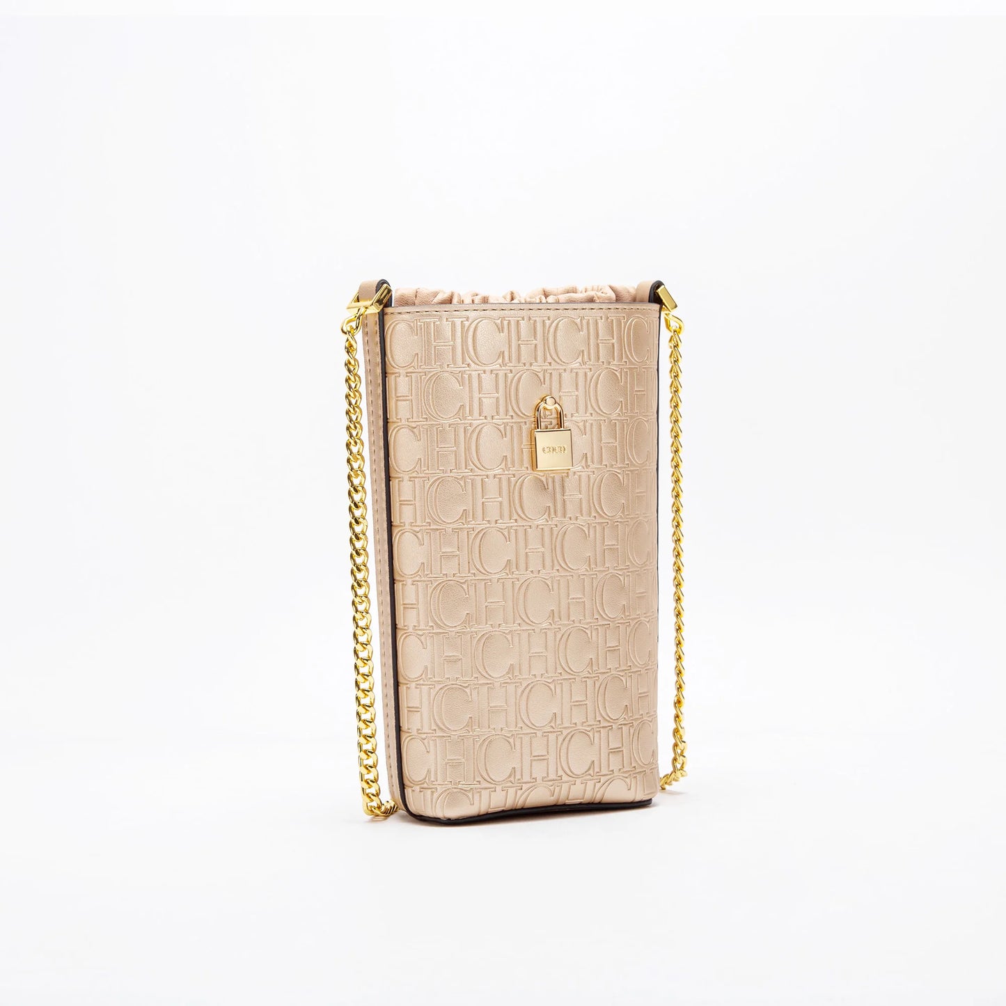 Phone Bag 2024 New Embossed Crossbody Bag High Quality Metal Chain Bag