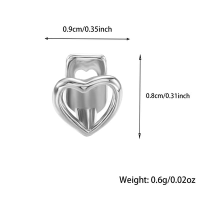 1PC Single Hip Hop Star Heart Pattern Teeth Grillz Removable Dental Grills Teeth Punk Teeth Caps