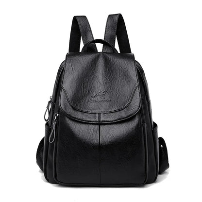 Large Capacity Travel Back Pack Rucksacks Mochila Women Backpack Female Leather Bagpack