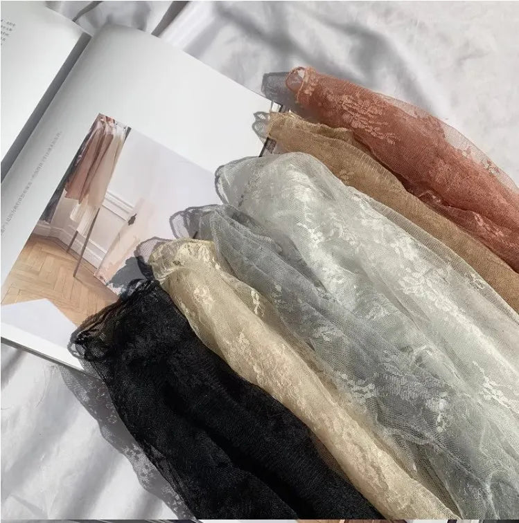 Hollow Out Mesh T-Shirt Transparent Mesh female Tops Long sleeve Basic Shirts SeeThrough Turtleneck