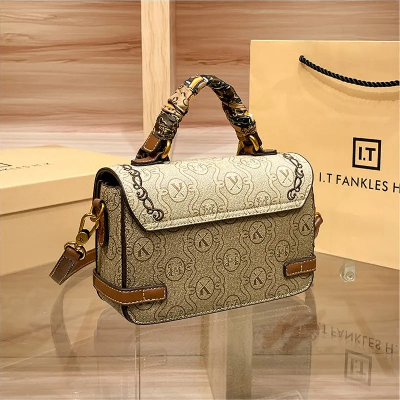 fashionable and versatile high-end handbag single shoulder crossbody bag