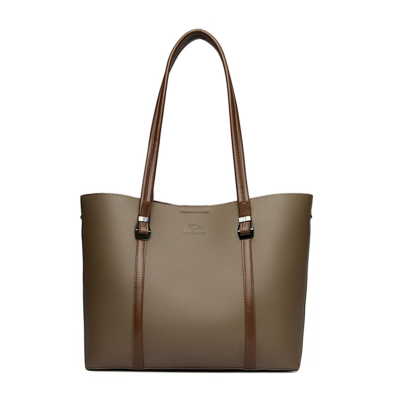 Luxury Shoulder Bags High-End Pu Leather Handbags Caual Tote