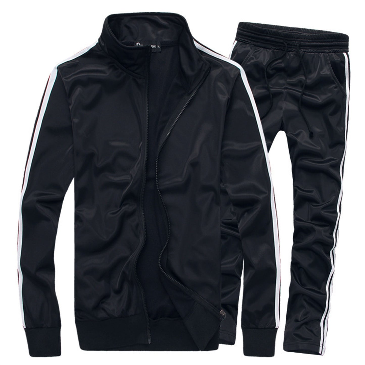 2 Piece Sets Sports Suit Men Jacket + Pants Sweatsuit Male Jogging Sporting Training Tracksuit