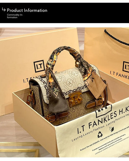 fashionable and versatile high-end handbag single shoulder crossbody bag