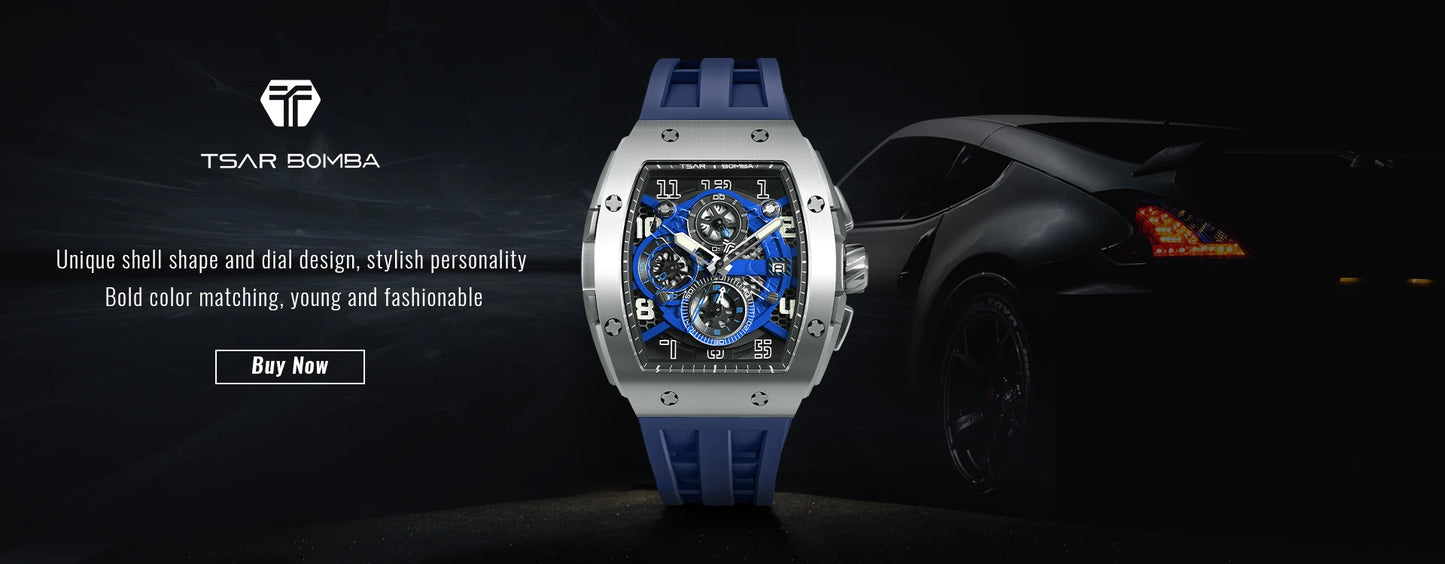 Luxury Brand Tonneau Design Waterproof Clock Stainless Steel Wristwatch Rectangle