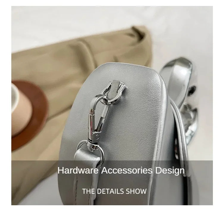 Solid Soft Shoulder Bag High Quality Bags for Women Hasp Interior Compartment Pu Women's Handbag