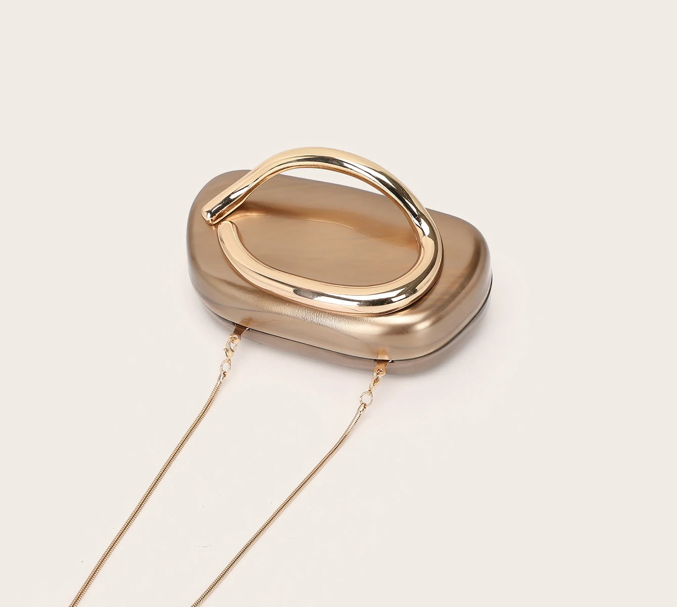 Luxury Evening Banquet Clutch Bag Bride Metal Shoulder Wedding Purse Party Crossbody Handbag