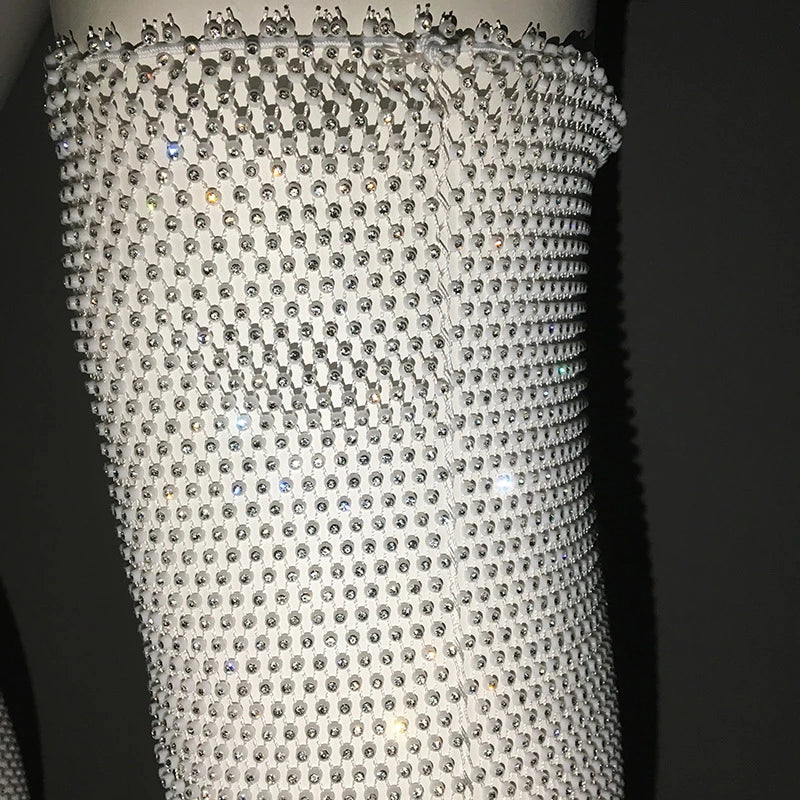 Leg Warmer Black White Diamond Hollow Lace Up Leg Warmers For Outwear Accessories Black-66CM / One Size / CHINA White-66CM / One Size / CHINA Black-66CM / One Size / CHINA-White-66CM / One Size / CHINA-