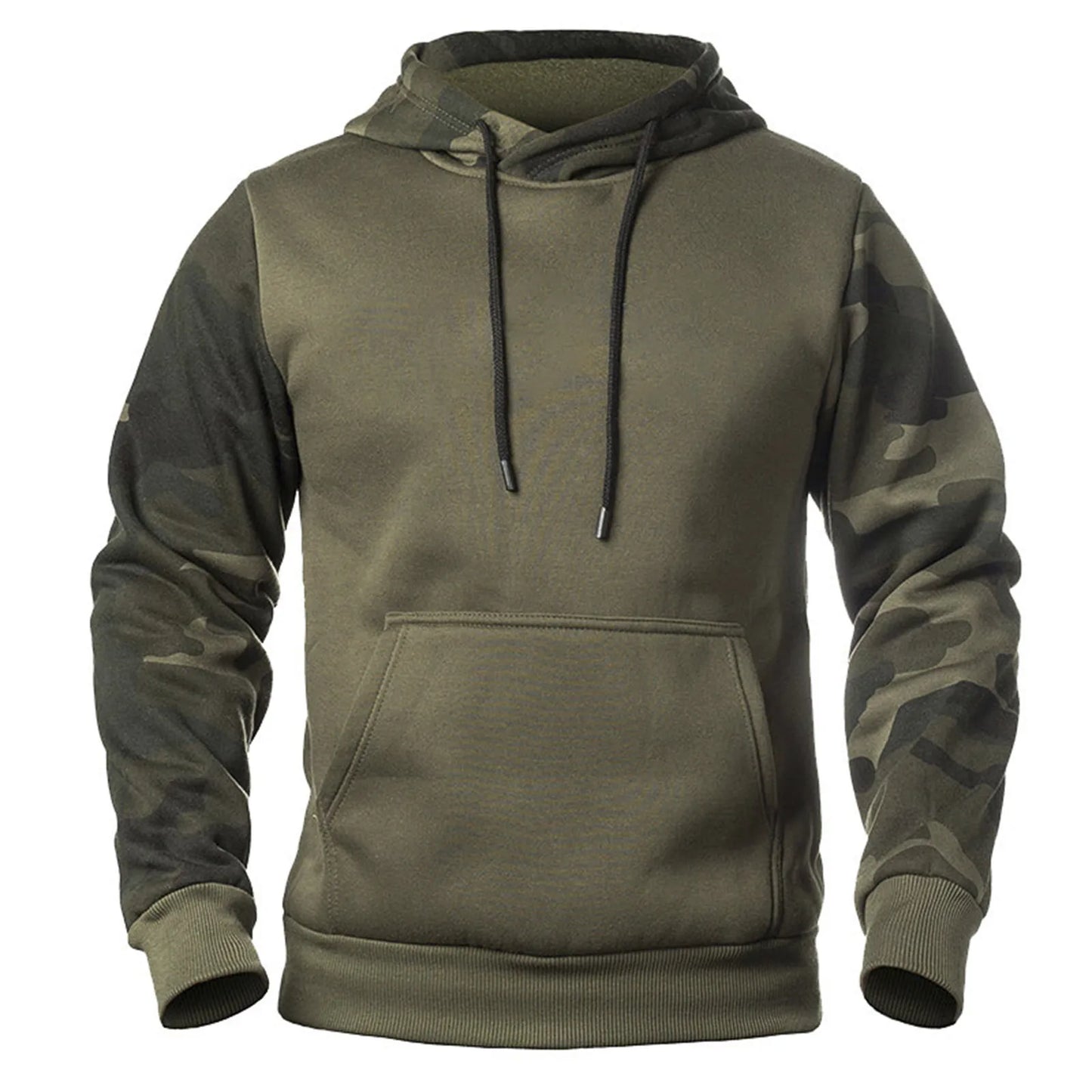 Men'S Hooded Sweatshirt Color Blocked Pullover Sweatshirt Outdoor Hooded Sweatshirt With Big Pockets Men'S Hooded Sweatshirt